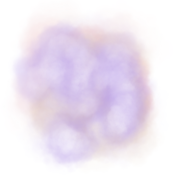 Purple Watercolor Spot Element